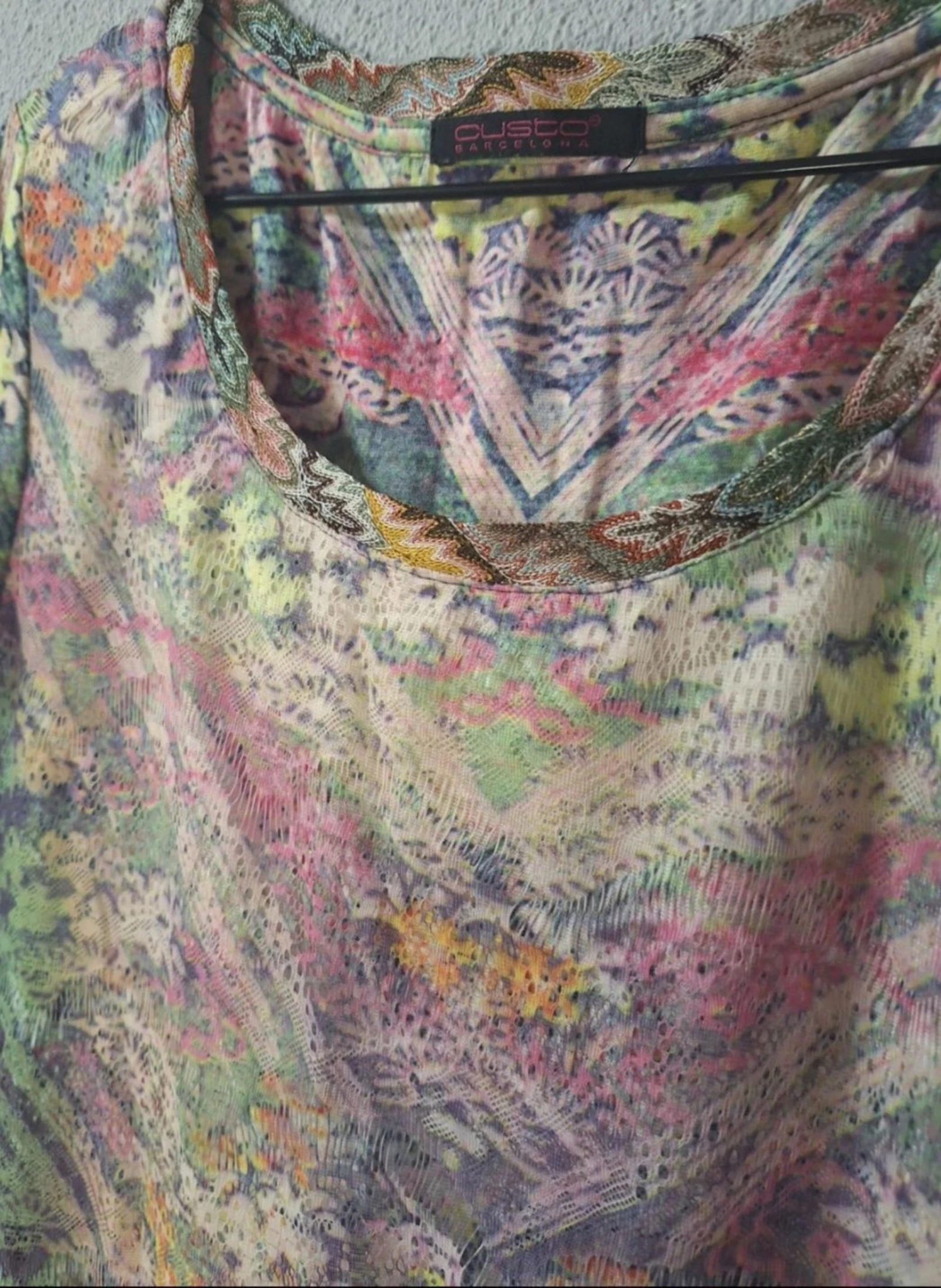Custo Barcelona Dress XL 42 Multicolor | Printed | Summer – photo 6